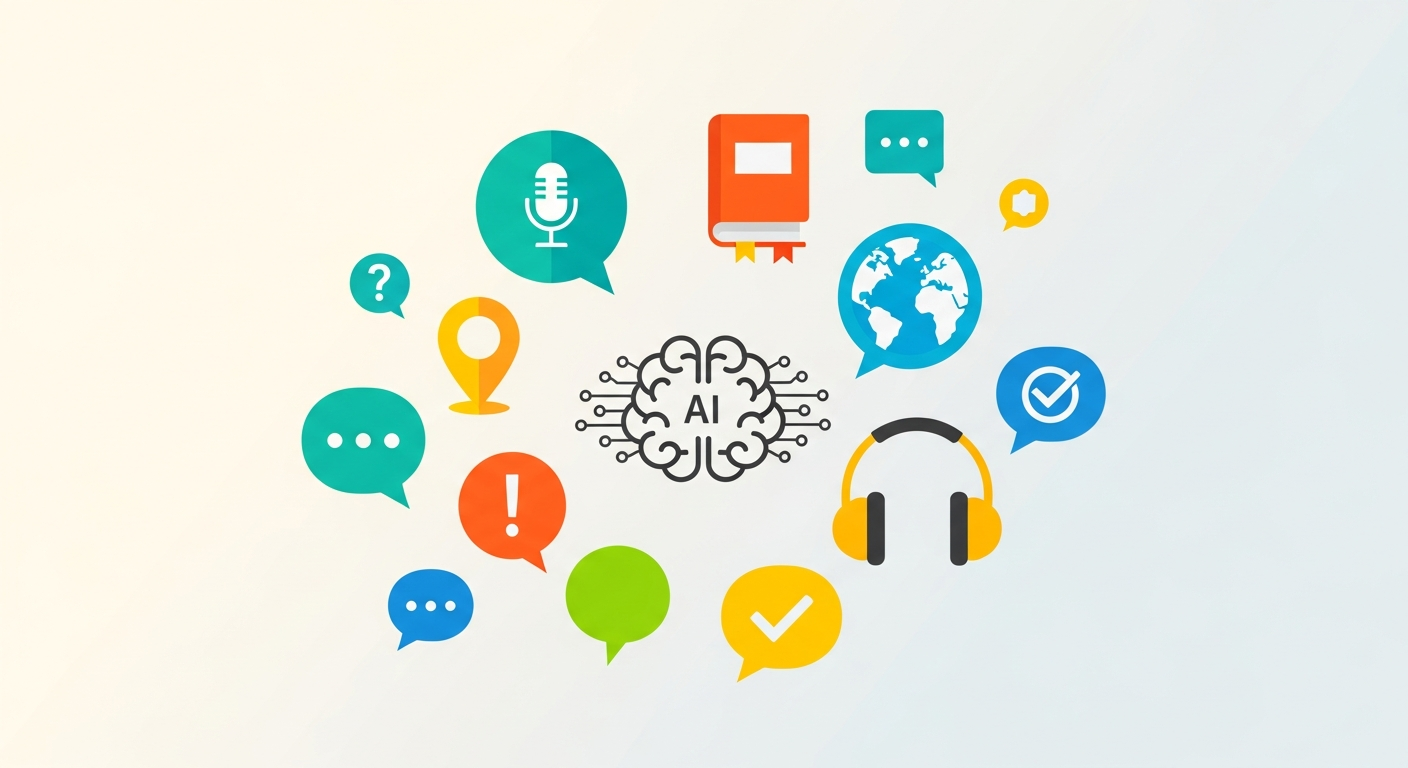 語学学習を効率化するAIツール6選のイメージ画像