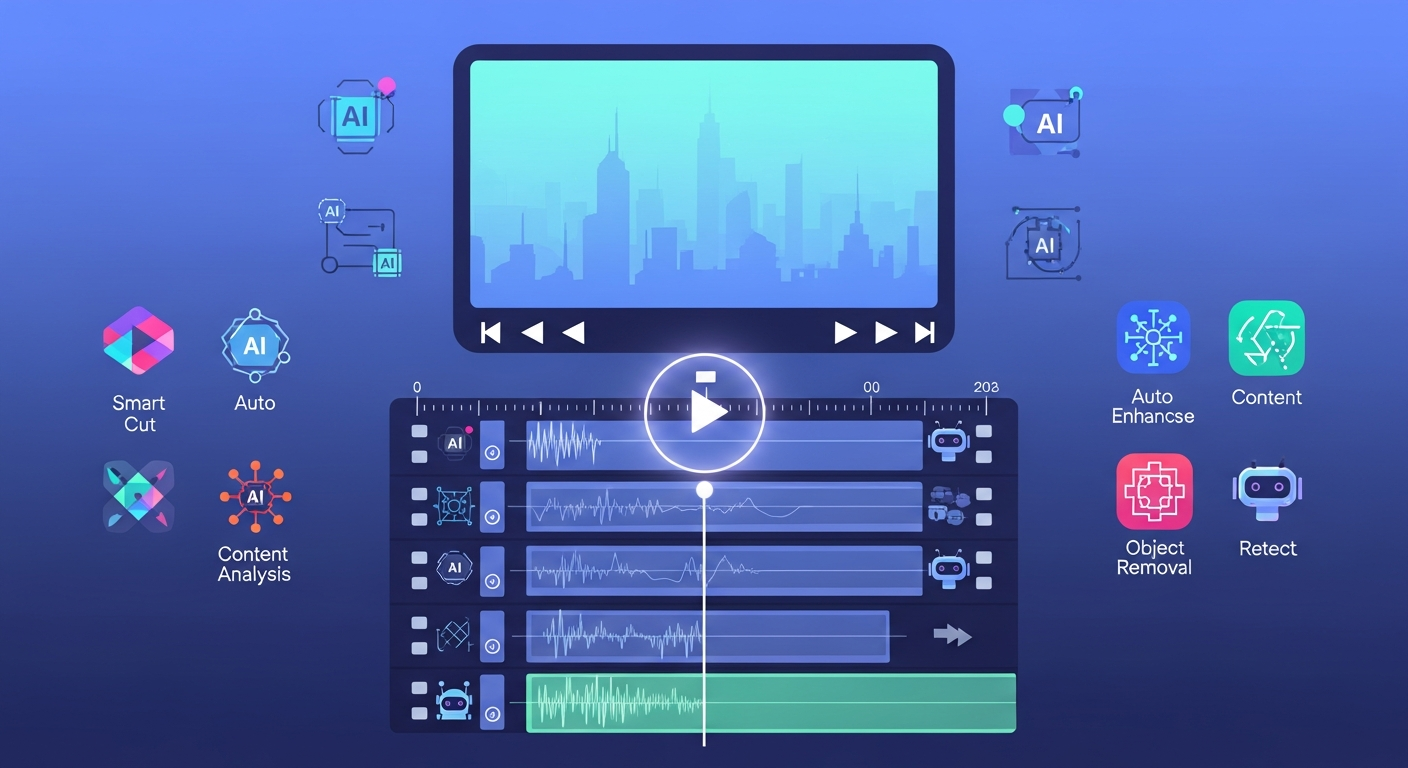 AIで動画編集を自動化するツール5選のイメージ画像